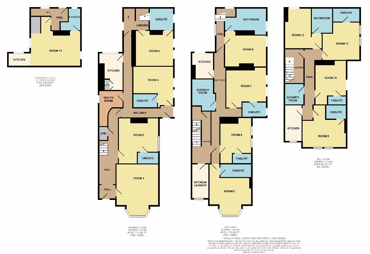 12 bedroom property for sale - floorplan