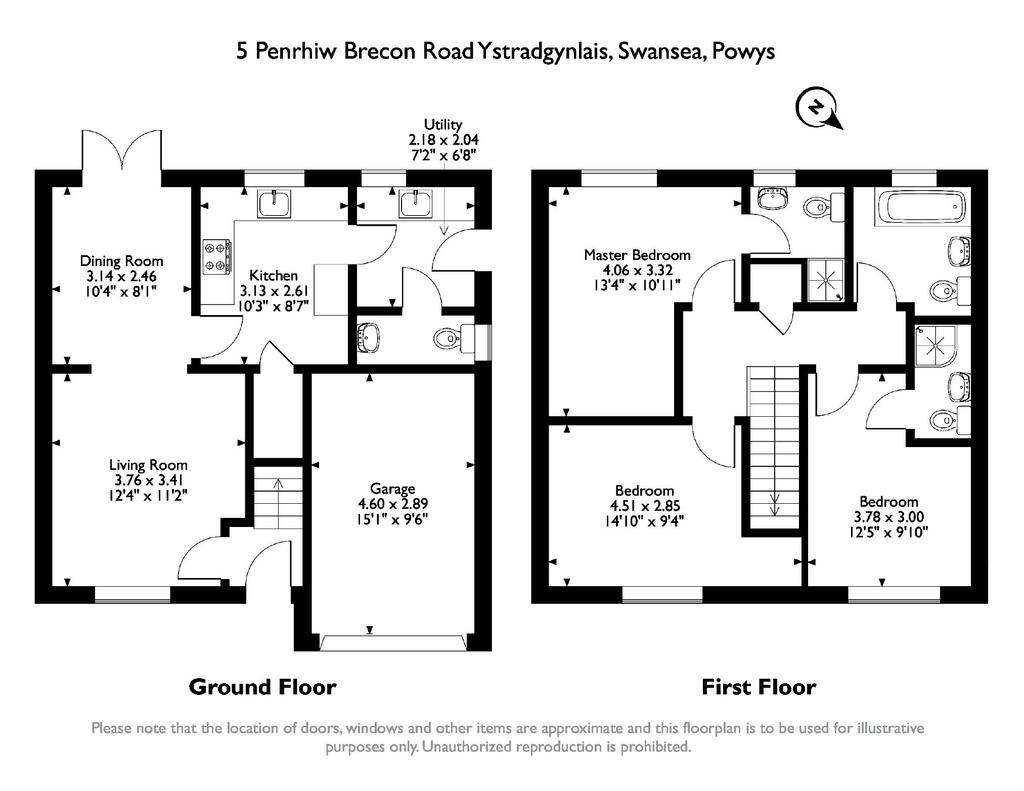 3 bedroom detached house to rent - floorplan