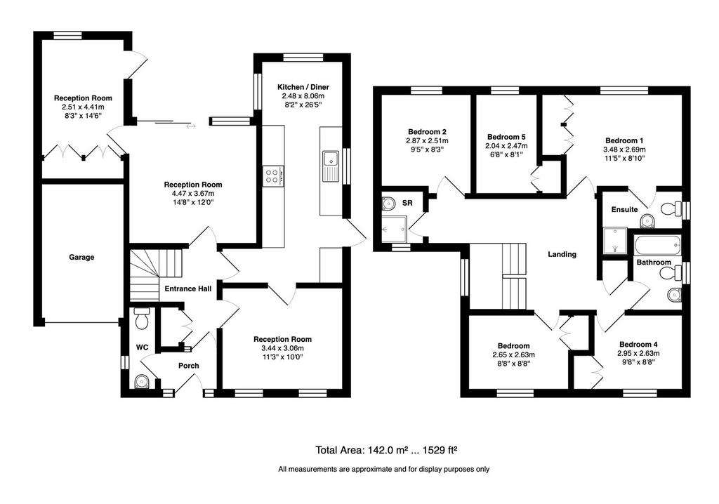 5 bedroom detached house for sale - floorplan