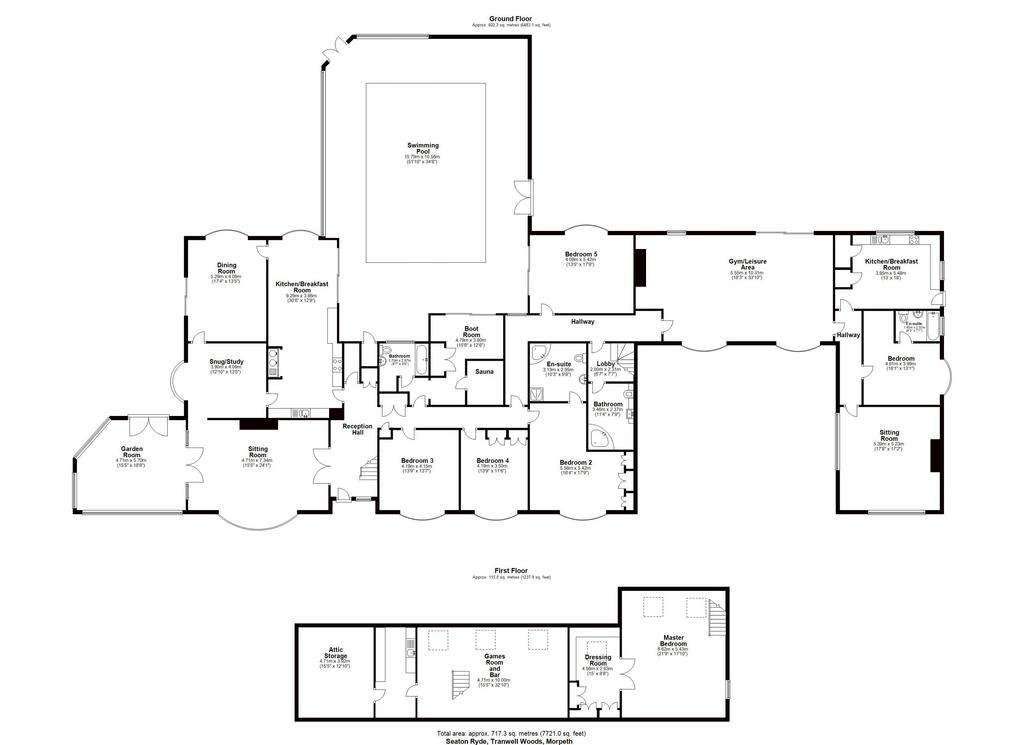 6 bedroom detached house for sale - floorplan