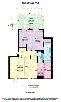 2 bedroom flat to rent - floorplan