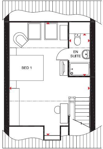 3 bedroom end of terrace house for sale - floorplan