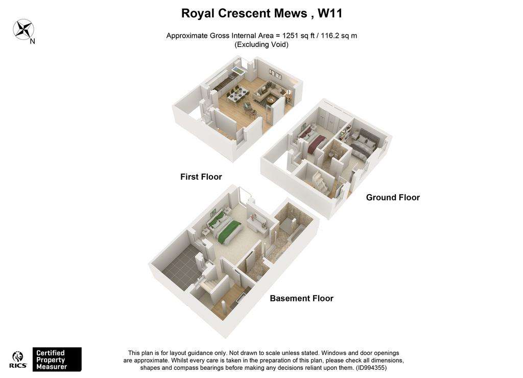 3 bedroom house to rent - floorplan