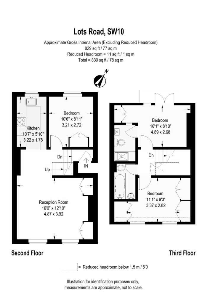 3 bedroom flat to rent - floorplan