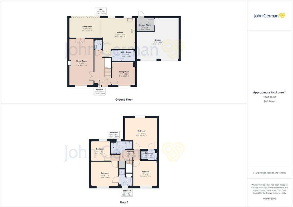 4 bedroom detached house for sale - floorplan