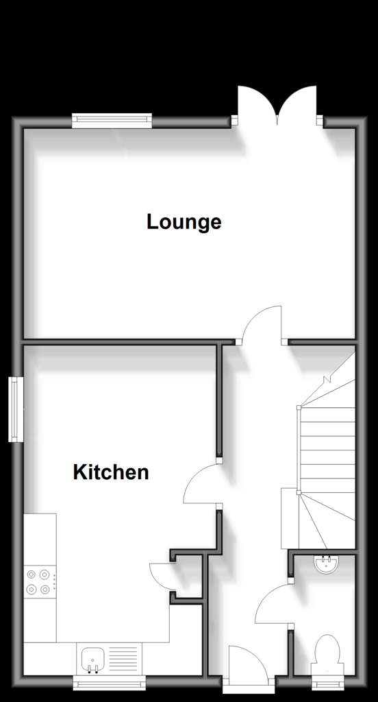 3 bedroom semi-detached house for sale - floorplan