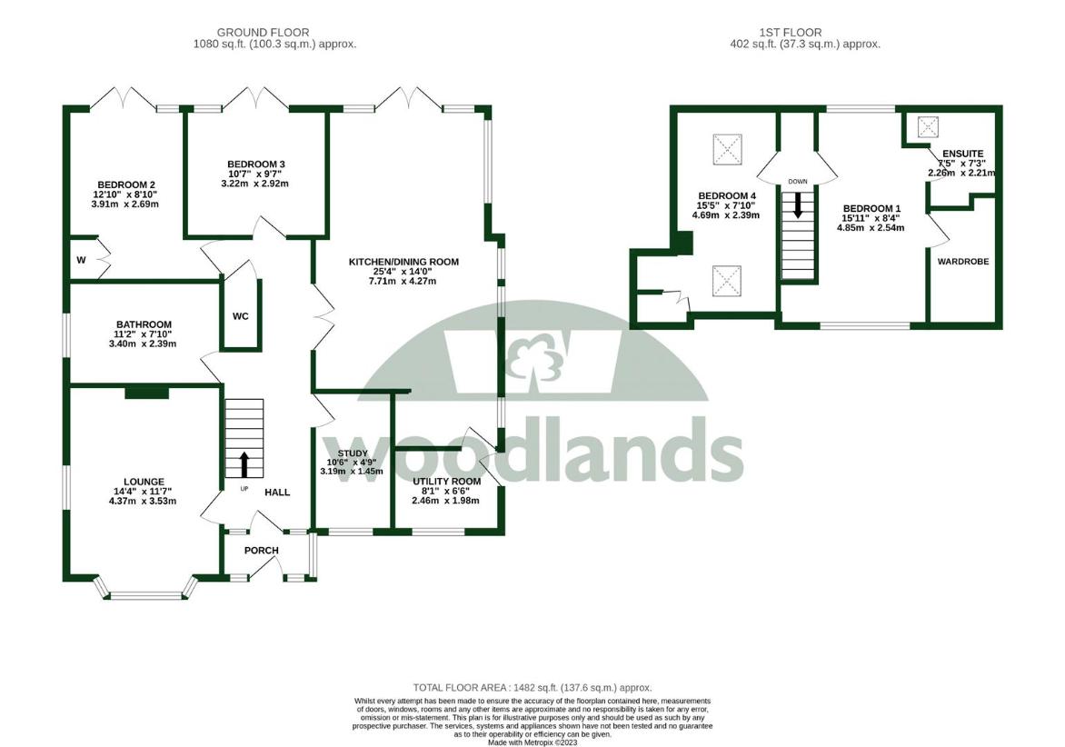 4 bedroom detached house for sale - floorplan