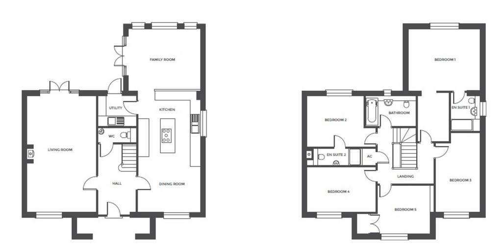 5 bedroom detached house for sale - floorplan