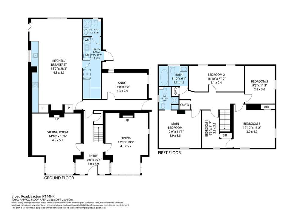 5 bedroom detached house for sale - floorplan