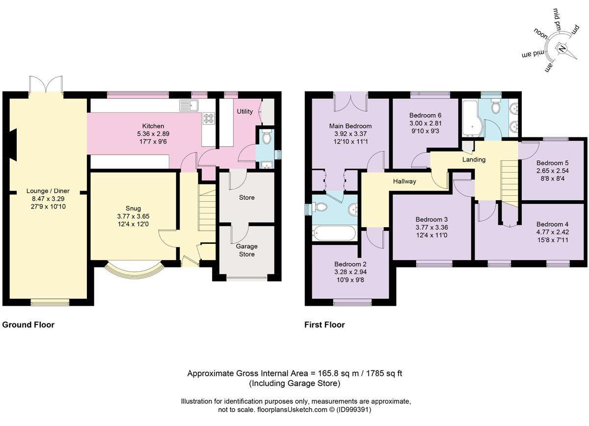 5+ bedroom detached house for sale - floorplan