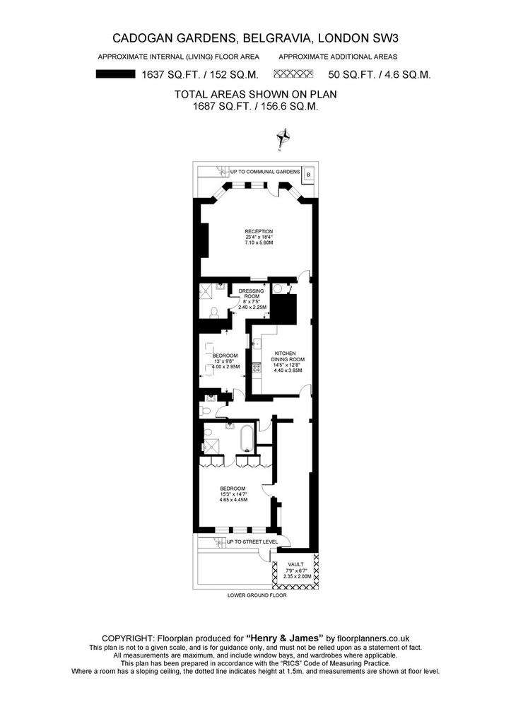 2 bedroom flat to rent - floorplan