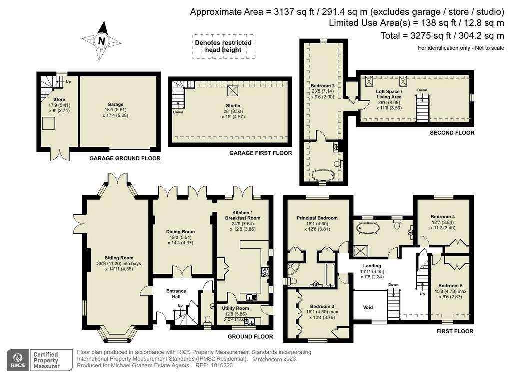 5 bedroom detached house for sale - floorplan