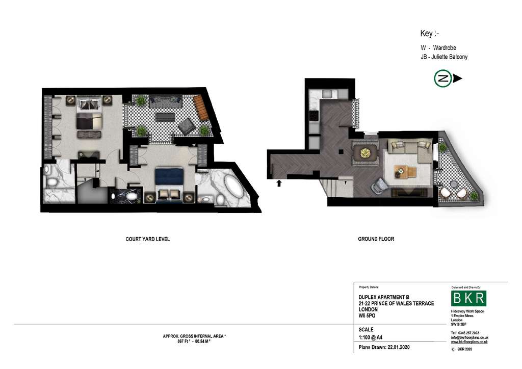 2 bedroom flat to rent - floorplan