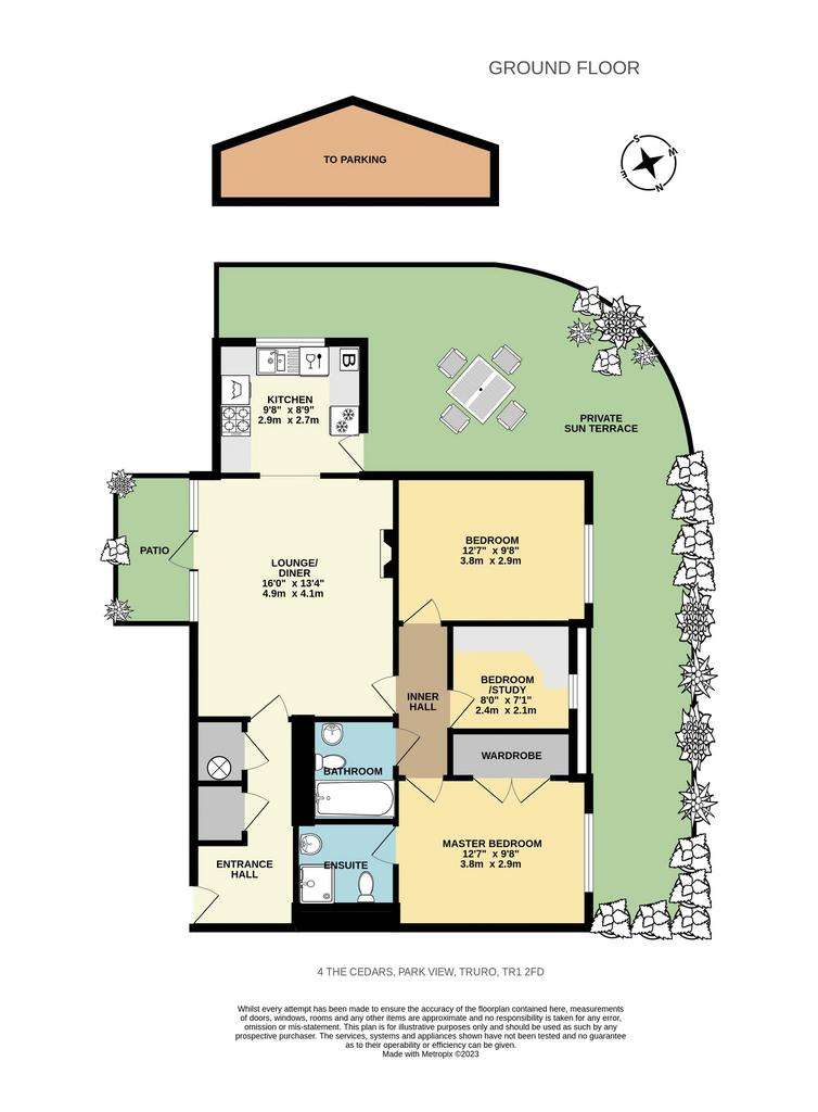 3 bedroom flat for sale - floorplan