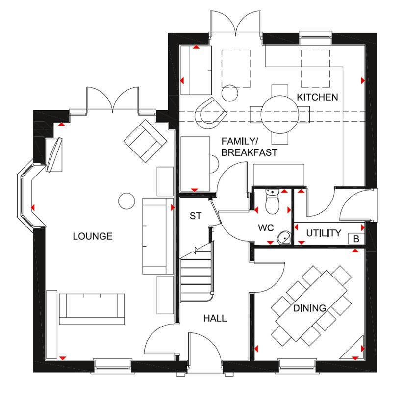 5 bedroom detached house for sale - floorplan