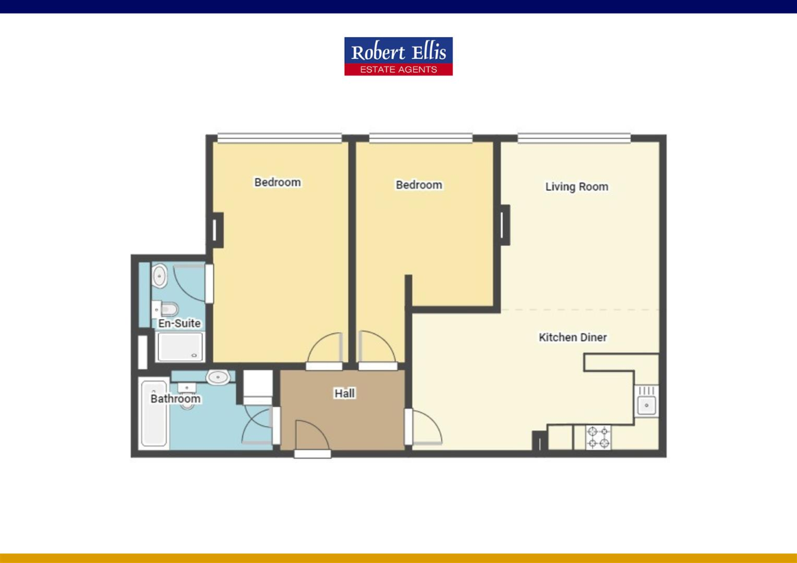 2 bedroom flat for sale - floorplan