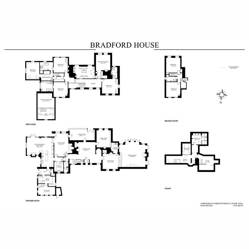 14 bedroom detached house for sale - floorplan