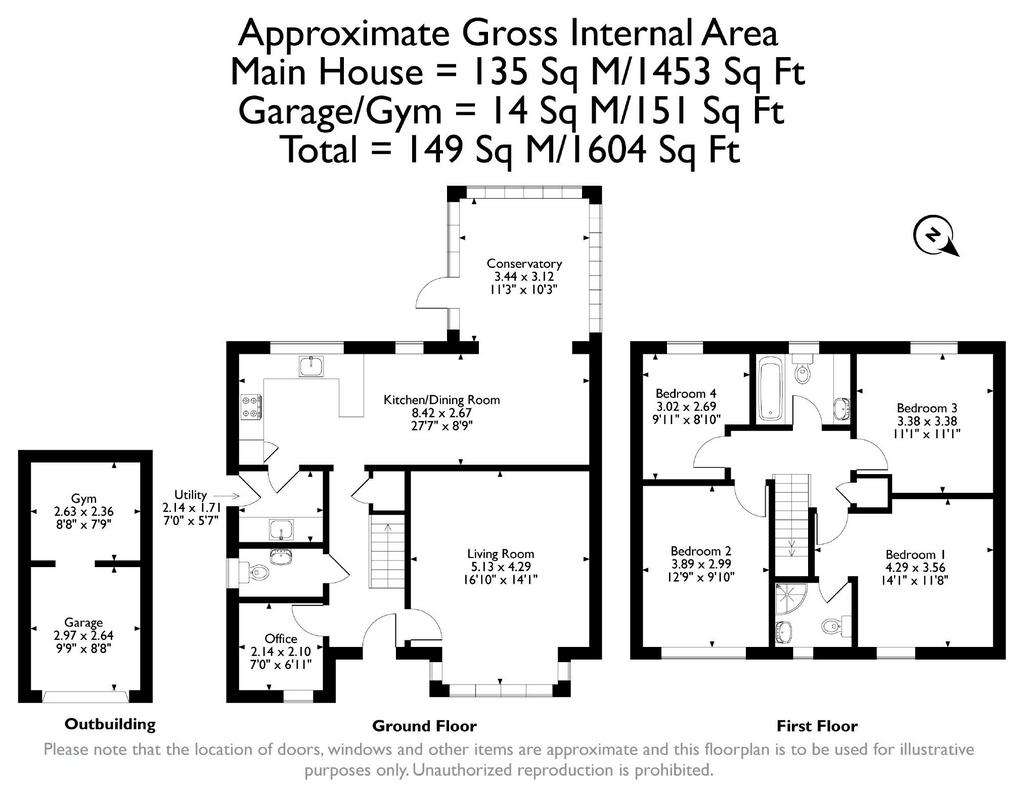 4 bedroom detached house for sale - floorplan