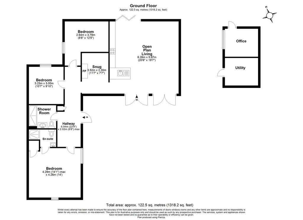 3 bedroom detached house for sale - floorplan