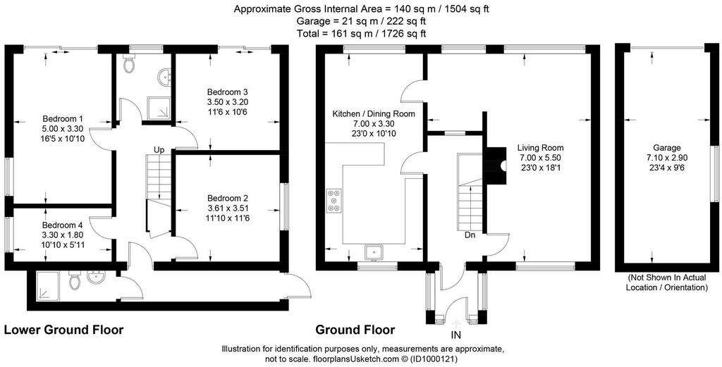 4 bedroom detached house for sale - floorplan