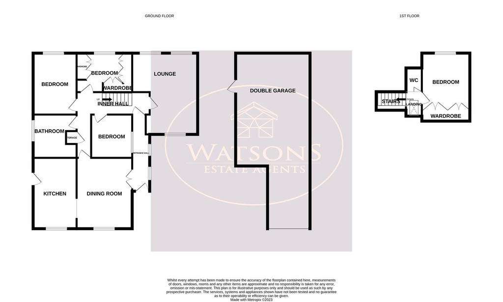 4 bedroom detached bungalow for sale - floorplan