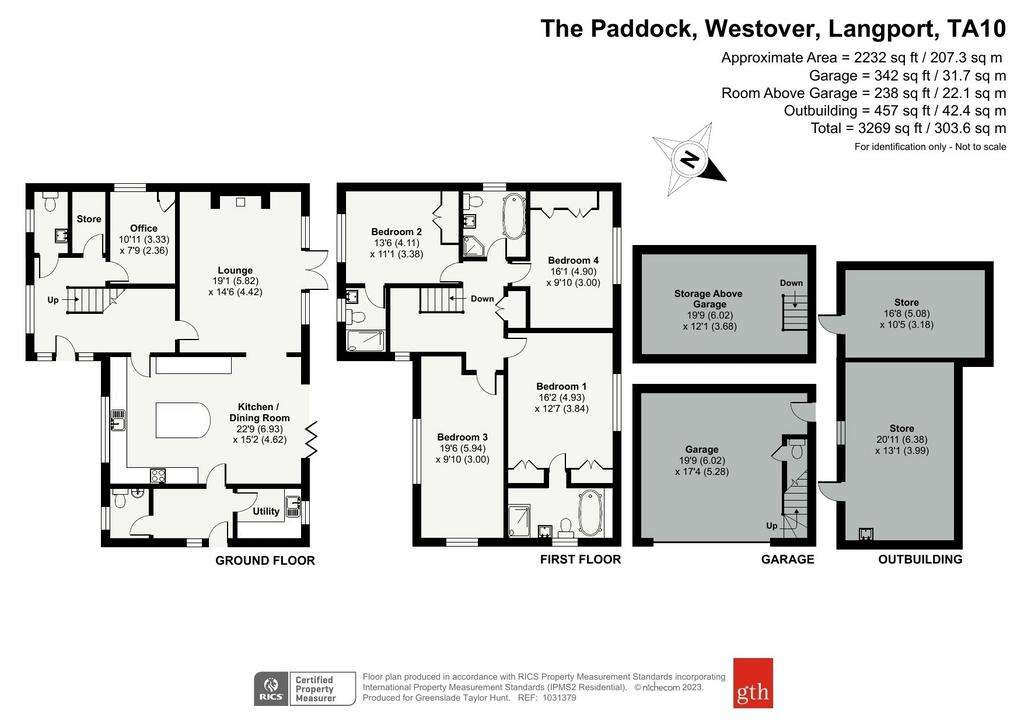 4 bedroom detached house for sale - floorplan