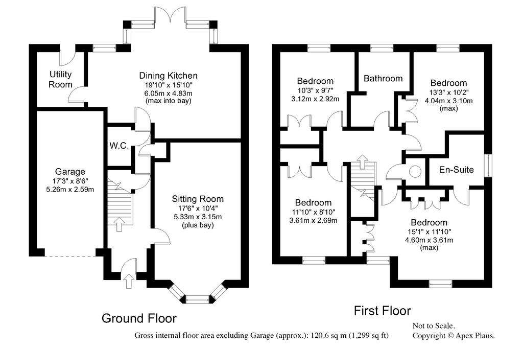 4 bedroom detached house for sale - floorplan