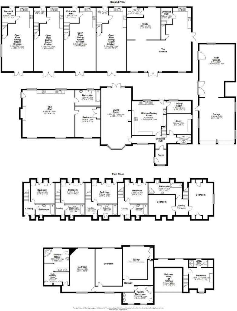 11 bedroom detached house for sale - floorplan