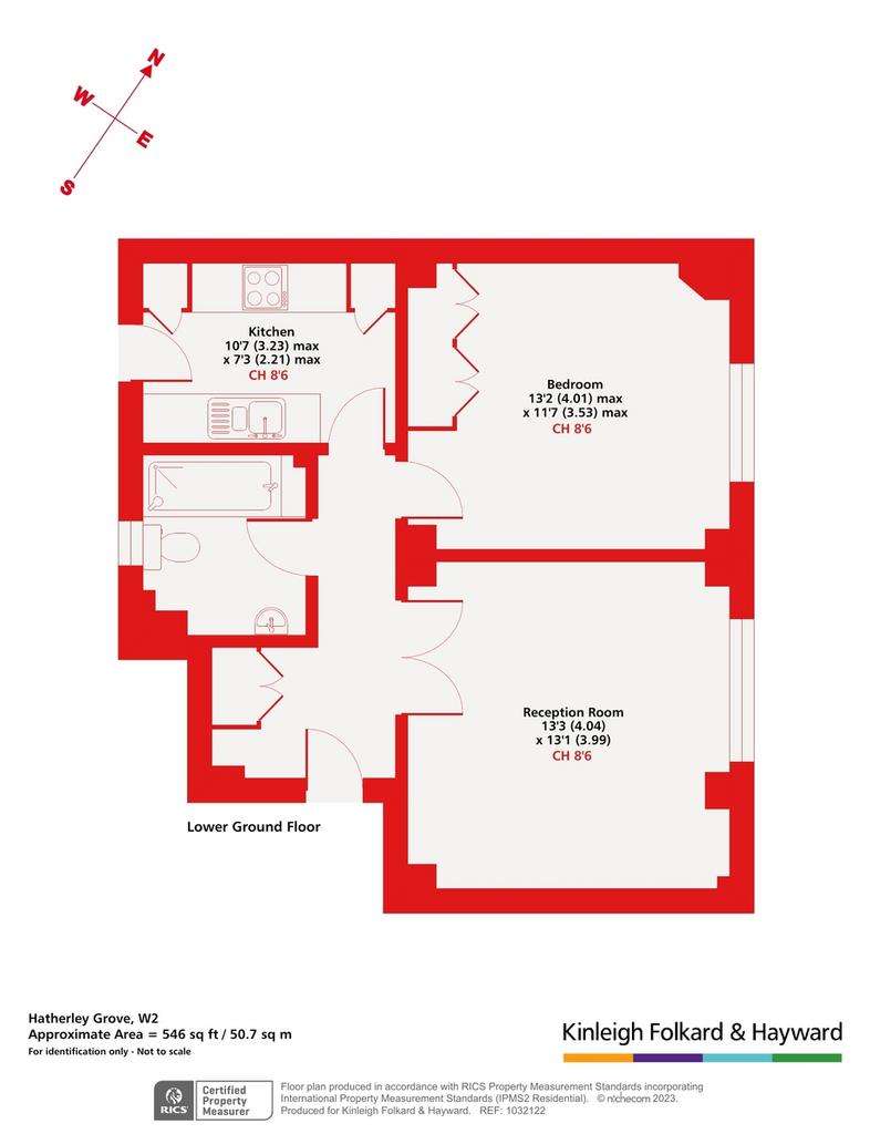 1 bedroom flat for sale - floorplan