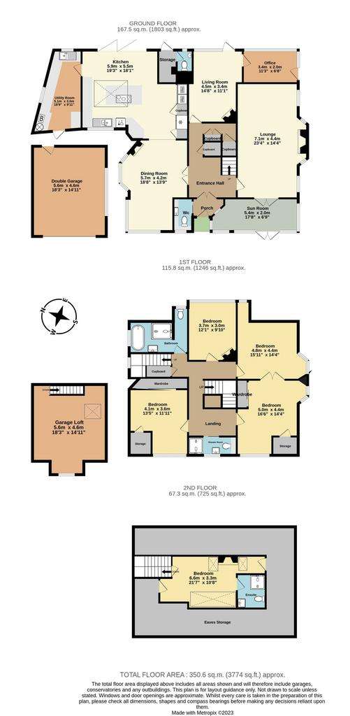 5 bedroom detached house for sale - floorplan