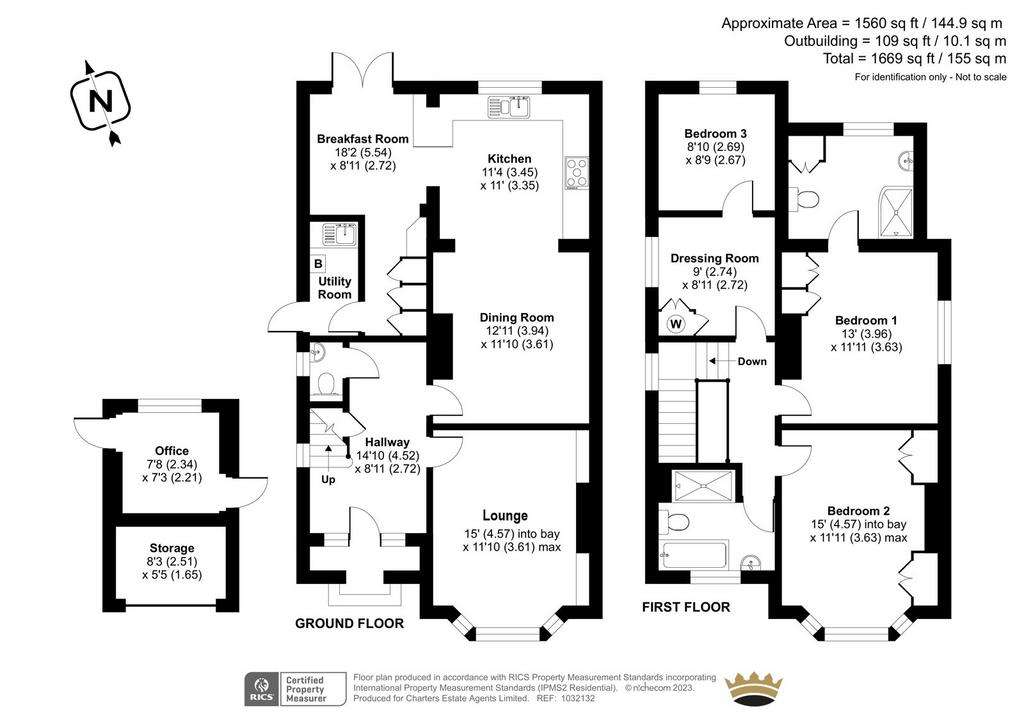 3 bedroom detached house for sale - floorplan