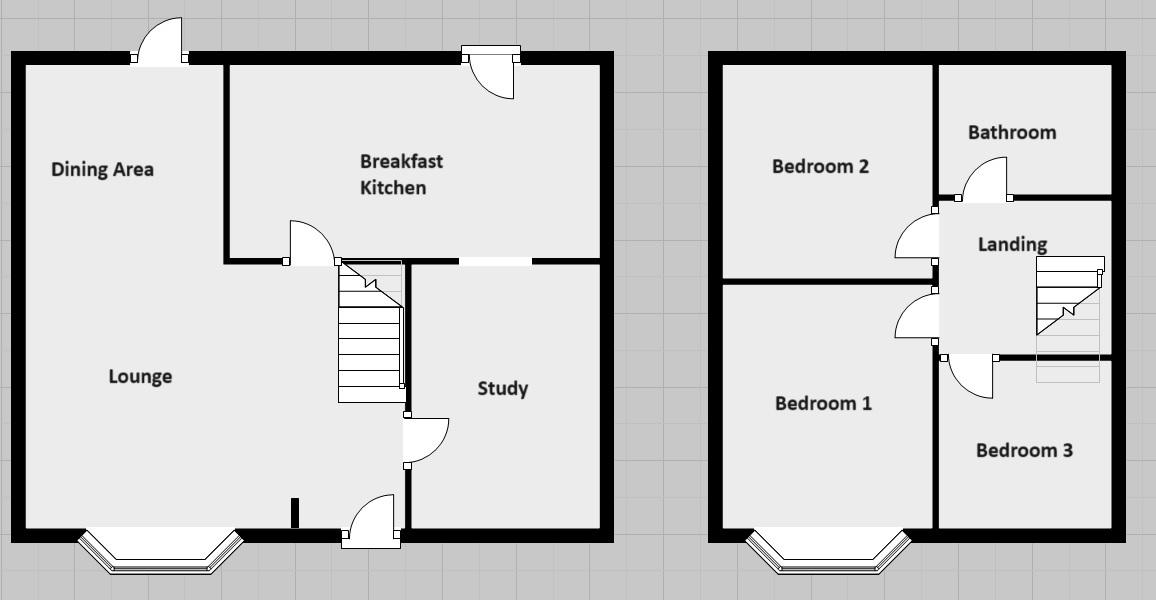 3 bedroom detached house for sale - floorplan