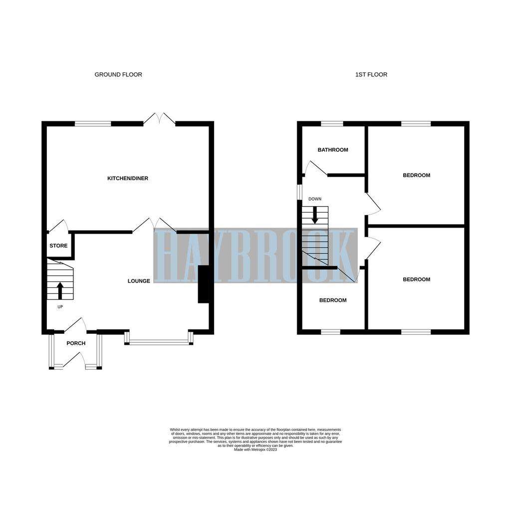 3 bedroom detached house for sale - floorplan