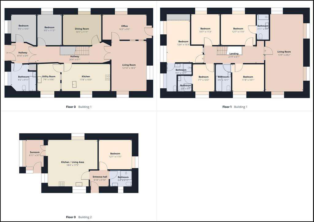8 bedroom detached bungalow for sale - floorplan