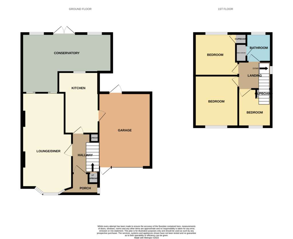 3 bedroom semi-detached house for sale - floorplan