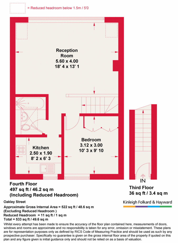 1 bedroom flat for sale - floorplan