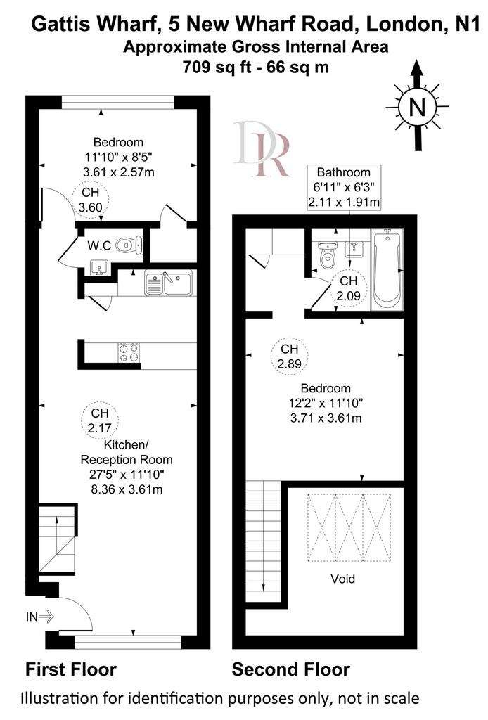 1 bedroom flat to rent - floorplan