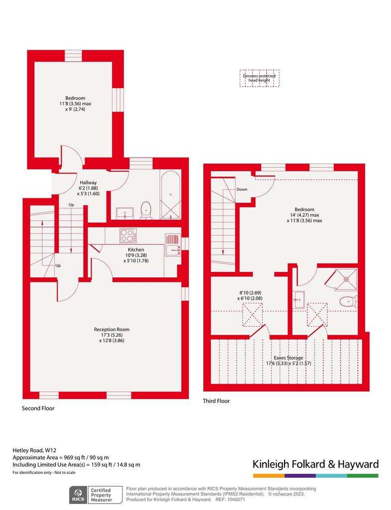 2 bedroom flat for sale - floorplan