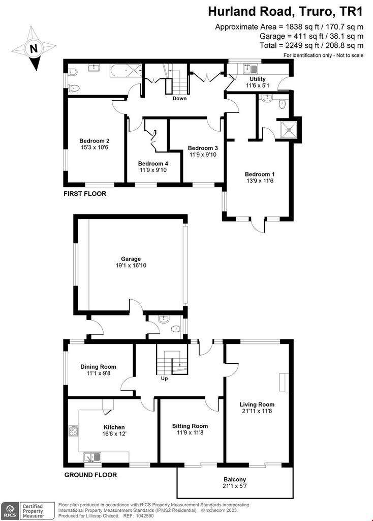 4 bedroom detached house for sale - floorplan