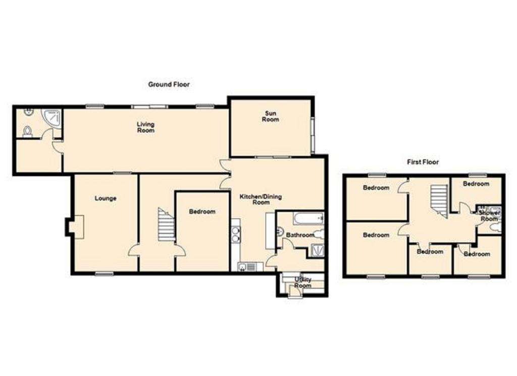 6 bedroom detached house for sale - floorplan