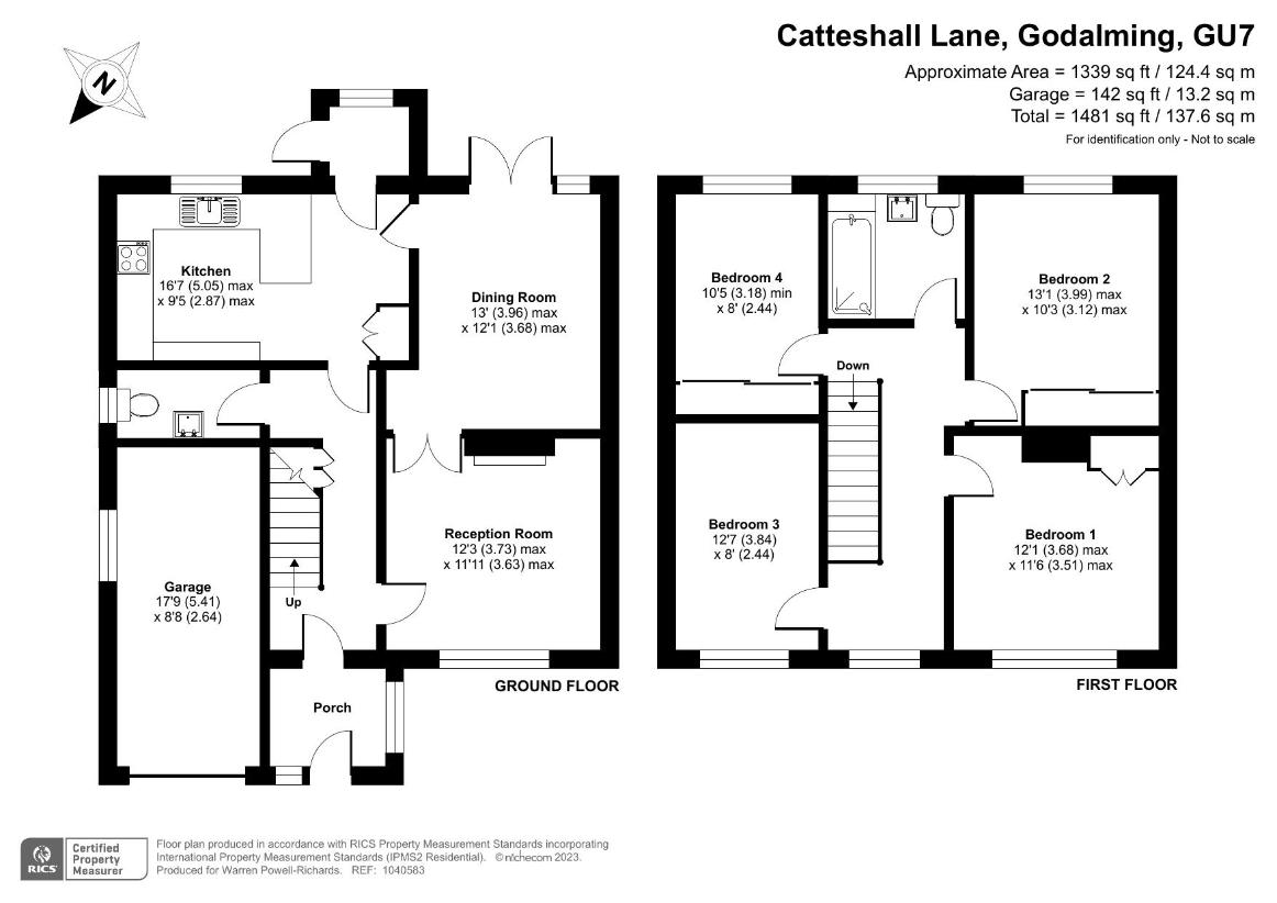 4 bedroom property for sale - floorplan