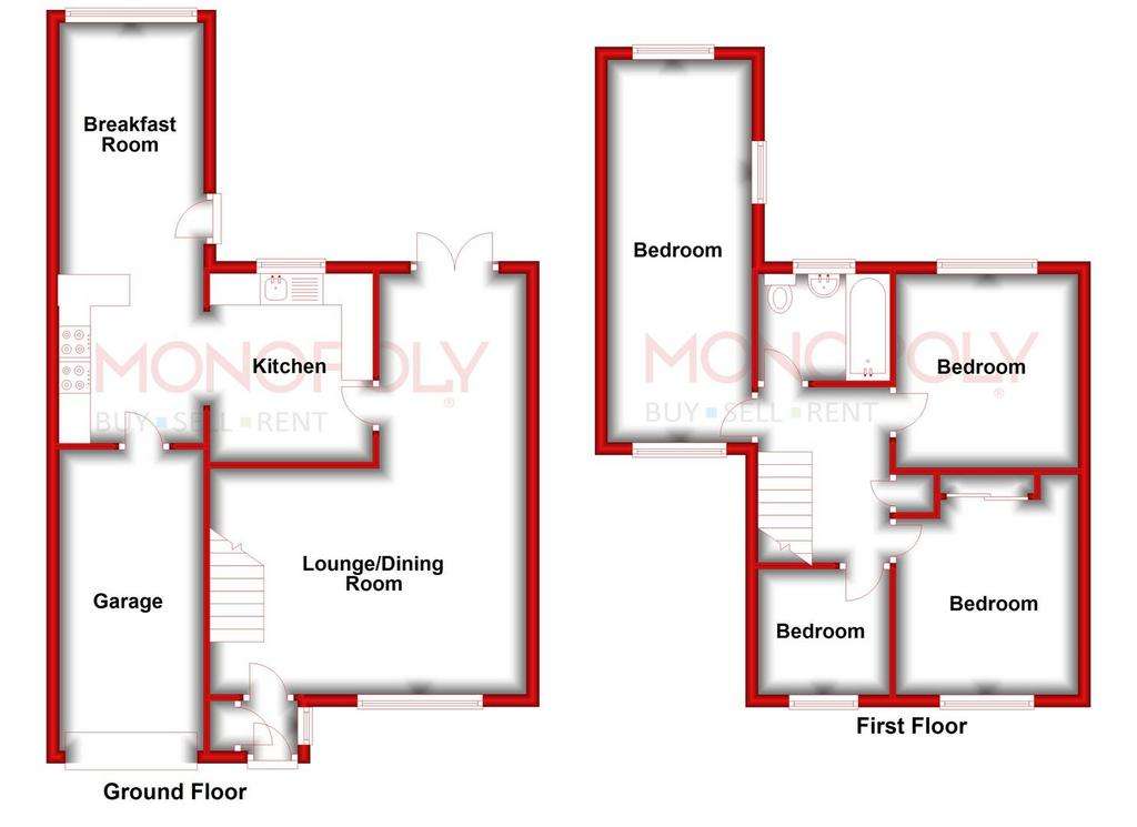 4 bedroom detached house for sale - floorplan