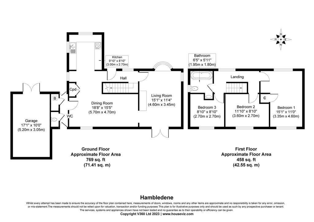 3 bedroom detached house for sale - floorplan