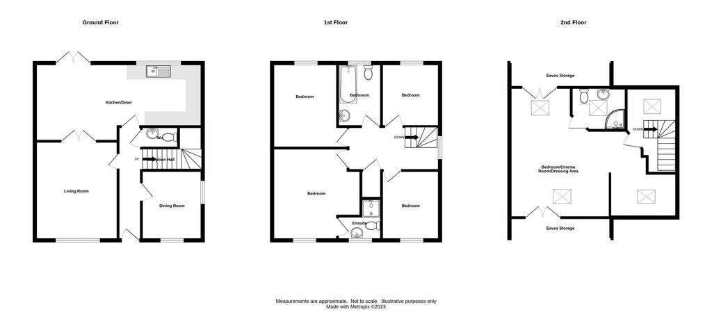 5 bedroom detached house for sale - floorplan