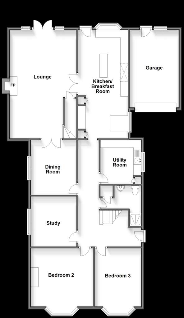 6 bedroom detached house for sale - floorplan