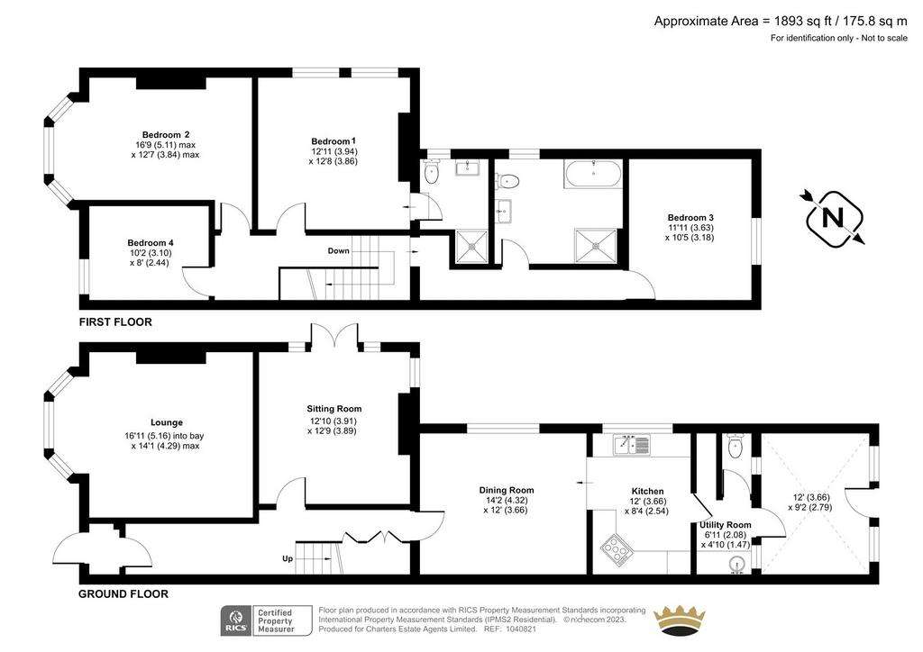 4 bedroom detached house for sale - floorplan