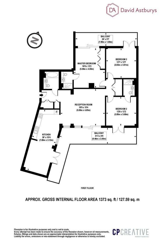 3 bedroom ground floor flat to rent - floorplan