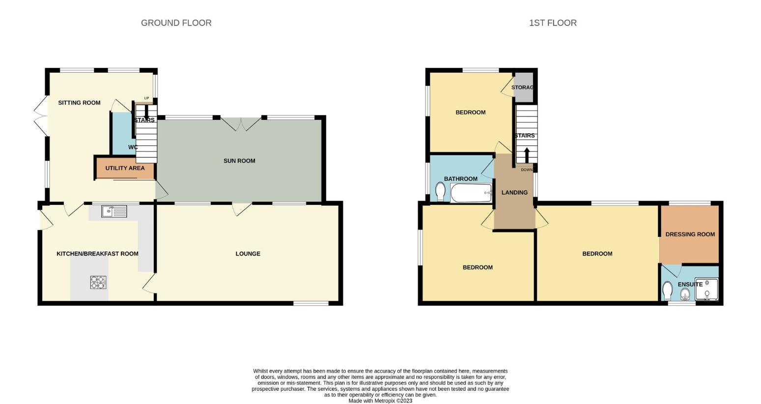 3 bedroom cottage for sale - floorplan