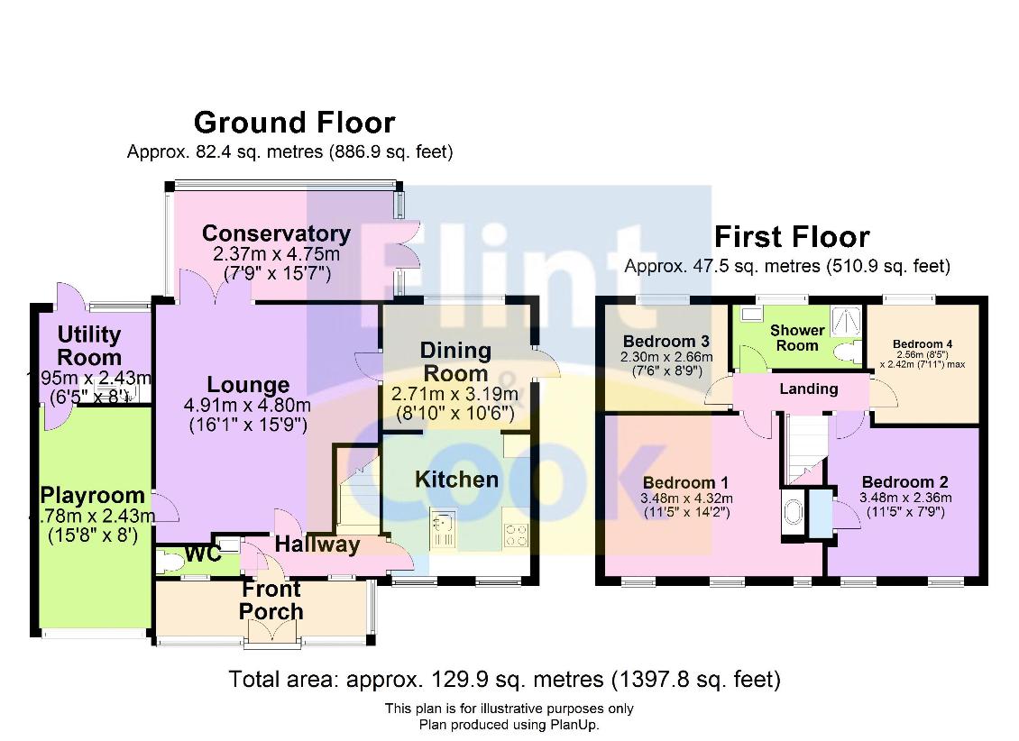 4 bedroom detached house for sale - floorplan