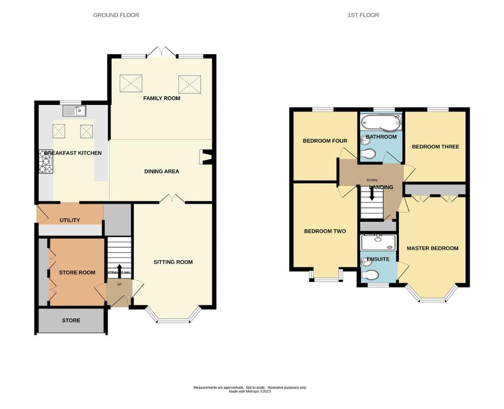 4 bedroom detached house for sale - floorplan